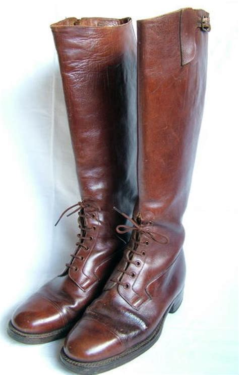 replica wwi officers field boots